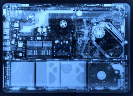 macbook unibody x-rayed