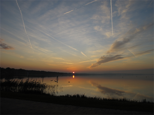 Sonnenuntergang über dem Meer