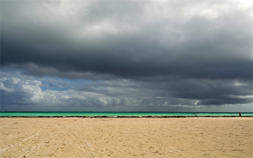 Dunkle Wolken im Paradies