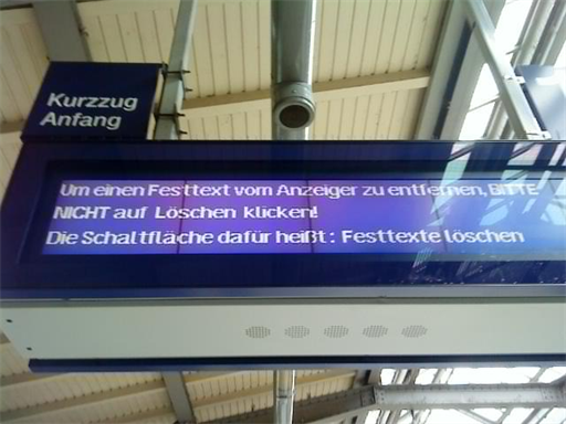 Pünktlich wie die Berliner S-Bahn :-)