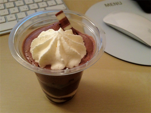 chocolate swirl sundae
