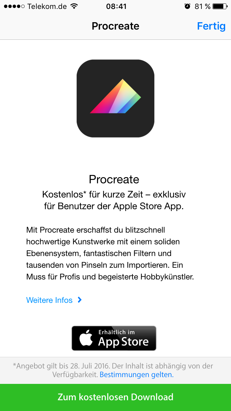 Apple Verschenkt Zeichen App Procreate Pocket News Mactechnews De