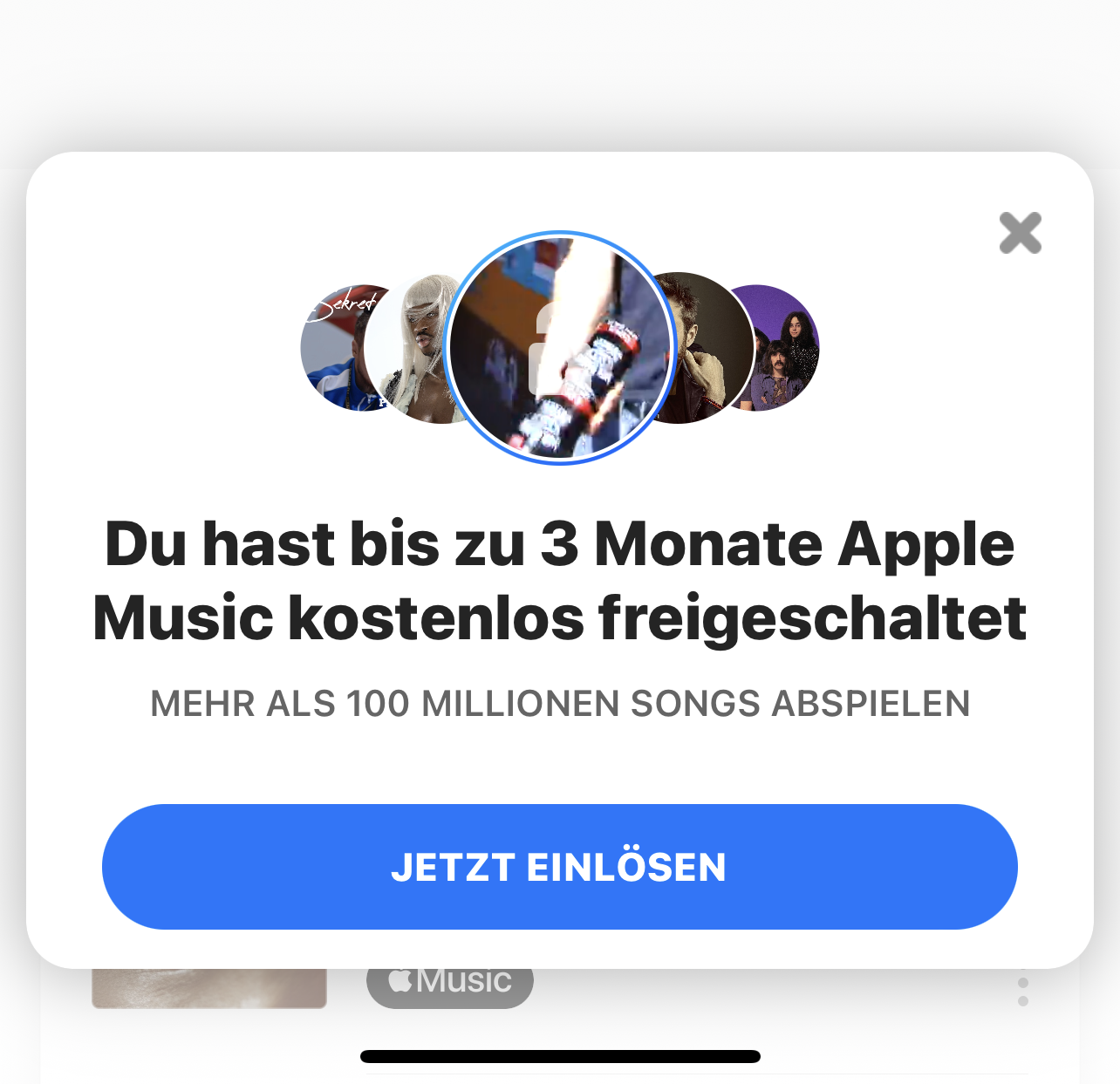 Apple Music vier Monate kostenlos testen 